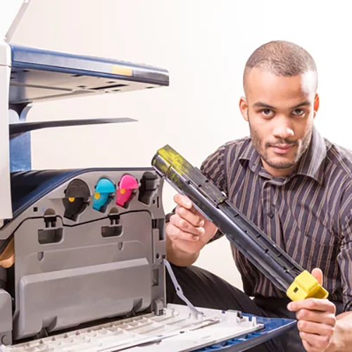 Parts Replacement: In cases where hardware components are damaged or worn out, the repairman may need to replace them. This can involve swapping out toner cartridges, drums, rollers, fusers, and other consumables or parts that affect the machine's performance.